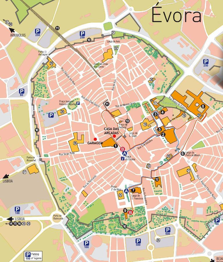 Casa Das Arcadas, Garage Free - Praca De Giraldo Евора Екстериор снимка